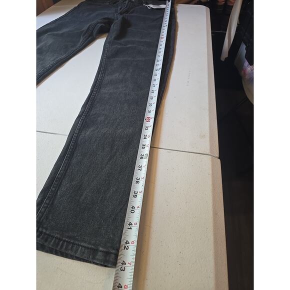 Cotton & Co.‎ Jeans Men's 33x32 Stealth Grey Dark Wash Slim Straight Leg Jeans - Picture 7 of 10